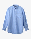 H2O Basic Rønne Pyjamas Shirt Pants 7046 Light Blue/White/Blue
