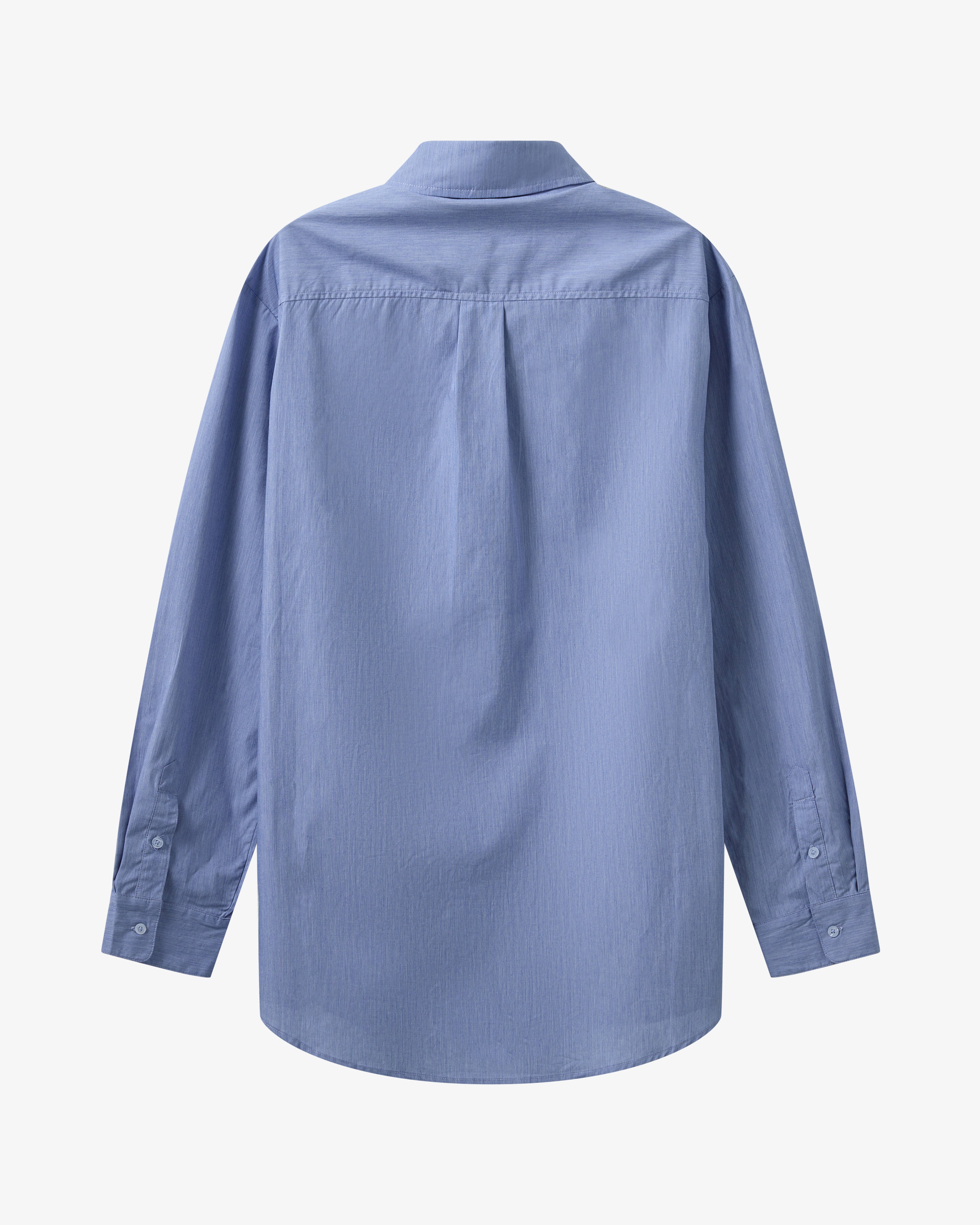 Rønne Essential Pajamas Shirt L/S - Blue