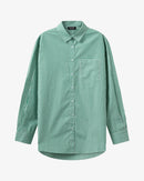 H2O R&D Rønne Pyjamas Shirt L/S Pants 7040 Green/White