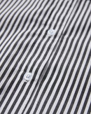 H2O R&D Rønne Pyjamas Shirt L/S Pants 7081 Black/White Stripe