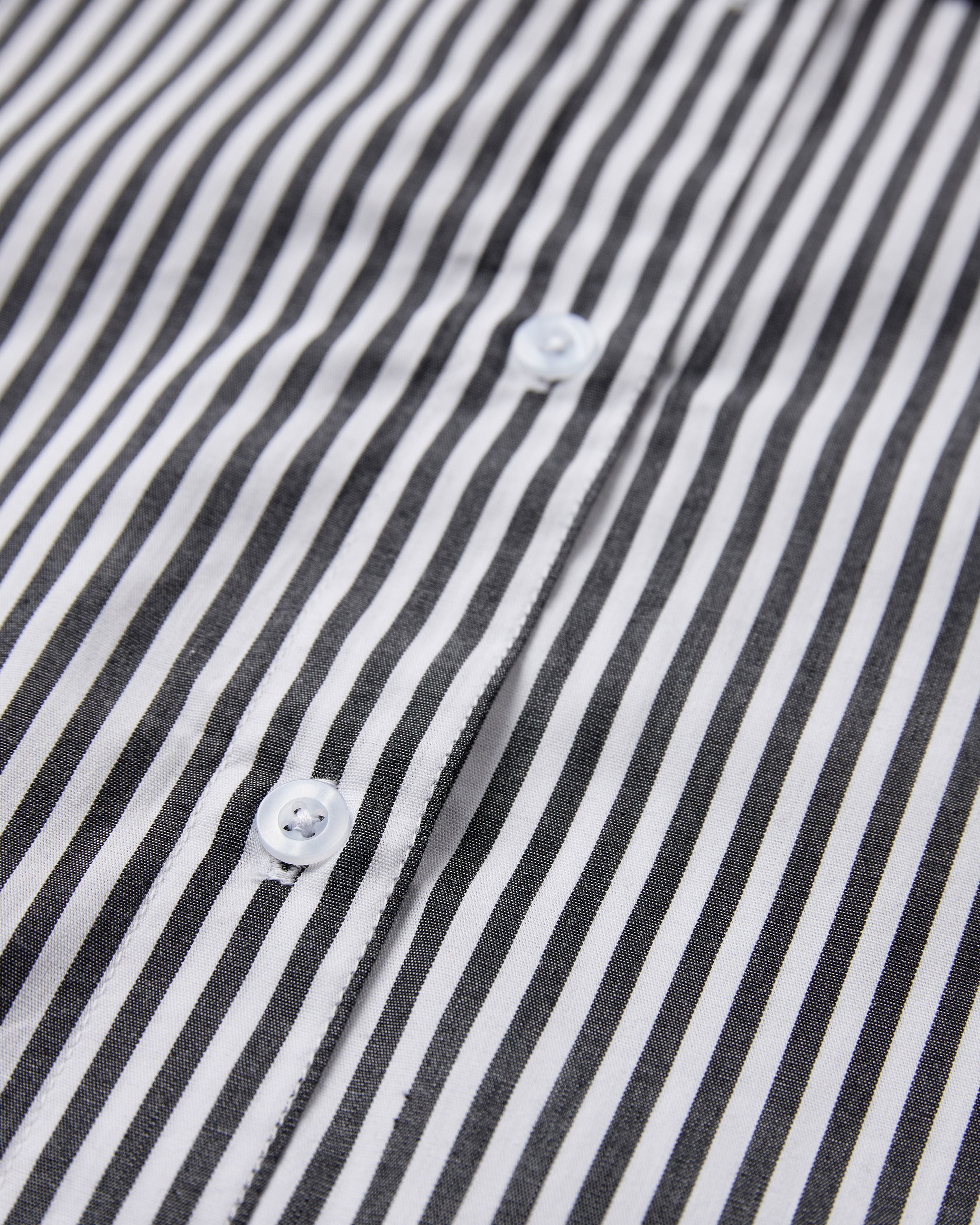 H2O R&D Rønne Pyjamas Shirt L/S Pants 7081 Black/White Stripe