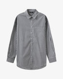 H2O R&D Rønne Pyjamas Shirt L/S Pants 7081 Black/White Stripe