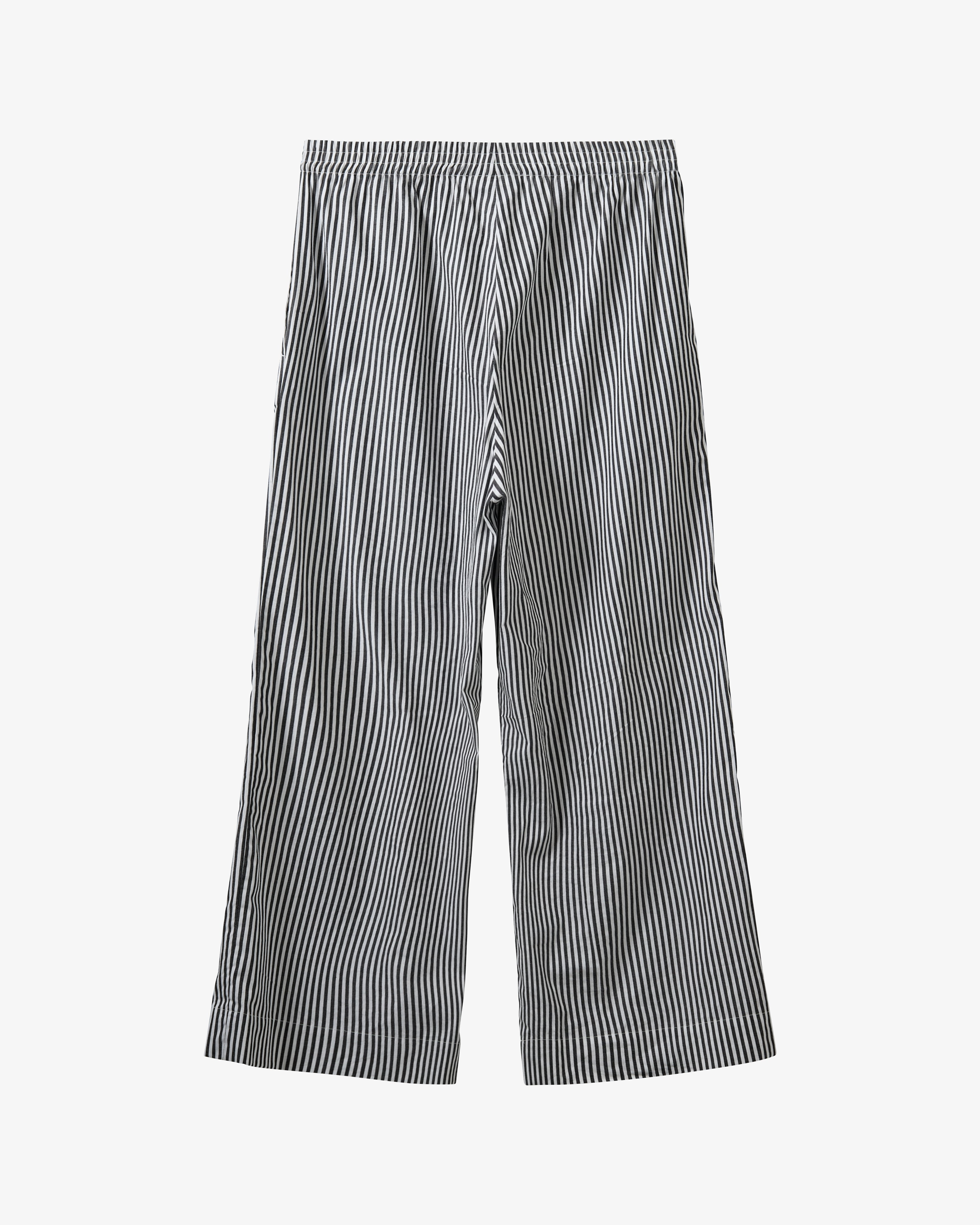 Rønne Pyjamas Pants - Black/White Stripe