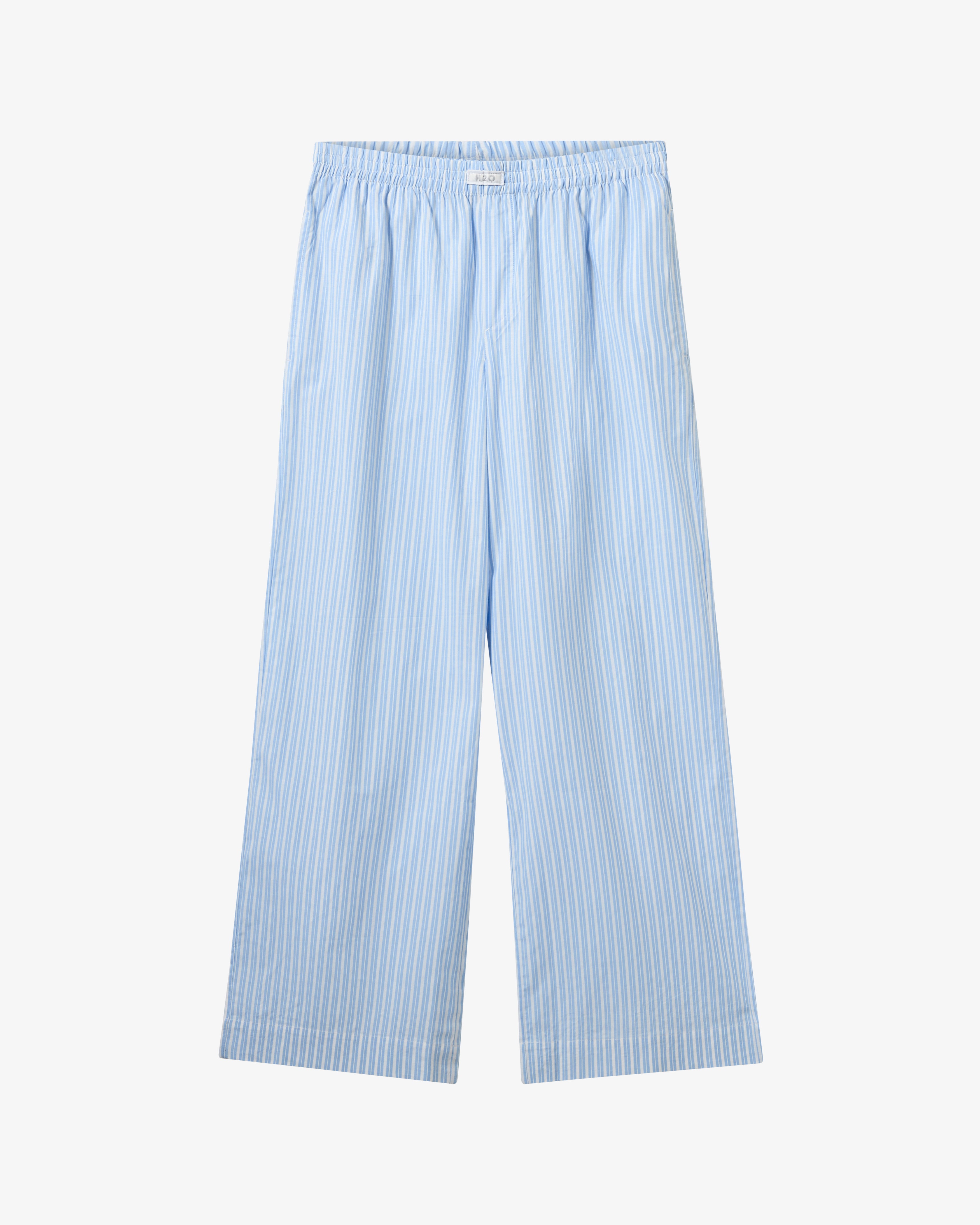Rønne Pyjamas Pants - Light Blue/White