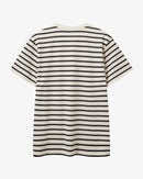 H2O Basic Skagen Striped T-shirt M T-Shirt 7096 Cream White/Navy