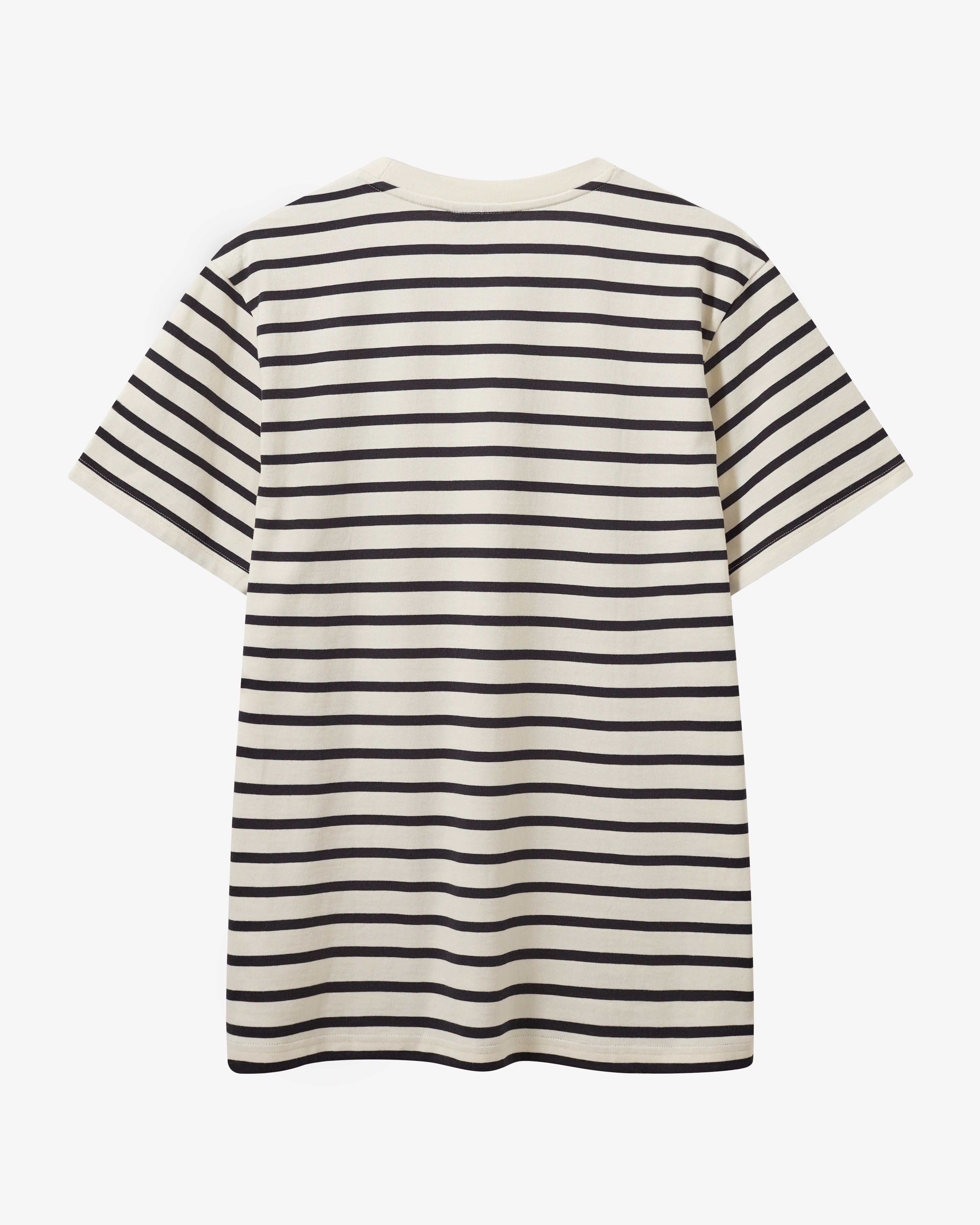 Skagen Striped T-shirt M - Cream White/Navy