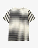 H2O Basic Skagen Striped T-shirt W T-Shirt 7096 Cream White/Navy