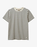 H2O Basic Skagen Striped T-shirt W T-Shirt 7096 Cream White/Navy