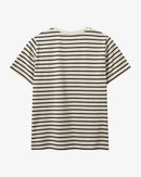 H2O Basic Skagen Striped T-shirt W T-Shirt 7098 Cream White/Brown