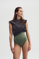 H2O Basic Tornø Logo Badedragt Swim Wear 5024 Lemon Pie