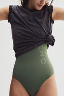 H2O Basic Tornø Logo Badedragt Swim Wear 5024 Lemon Pie