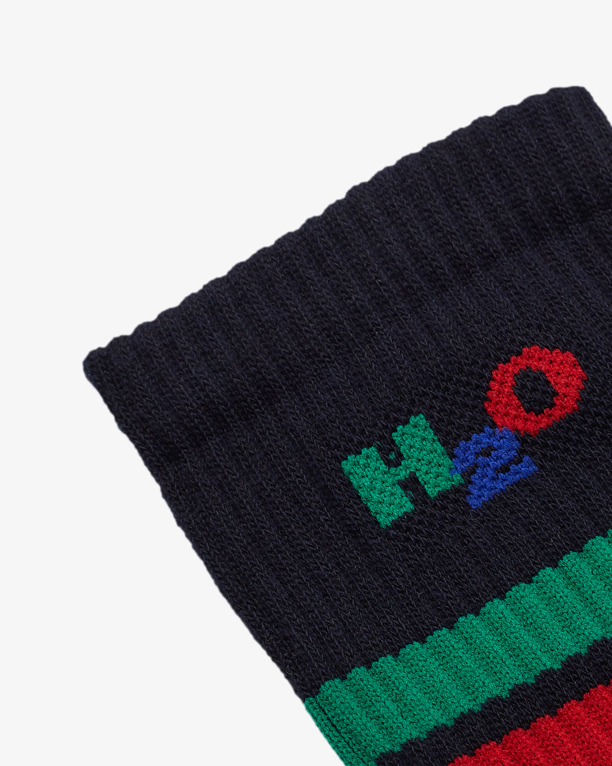 H2O Basic Crew strømpe Socks 8410 Navy/Green/Red