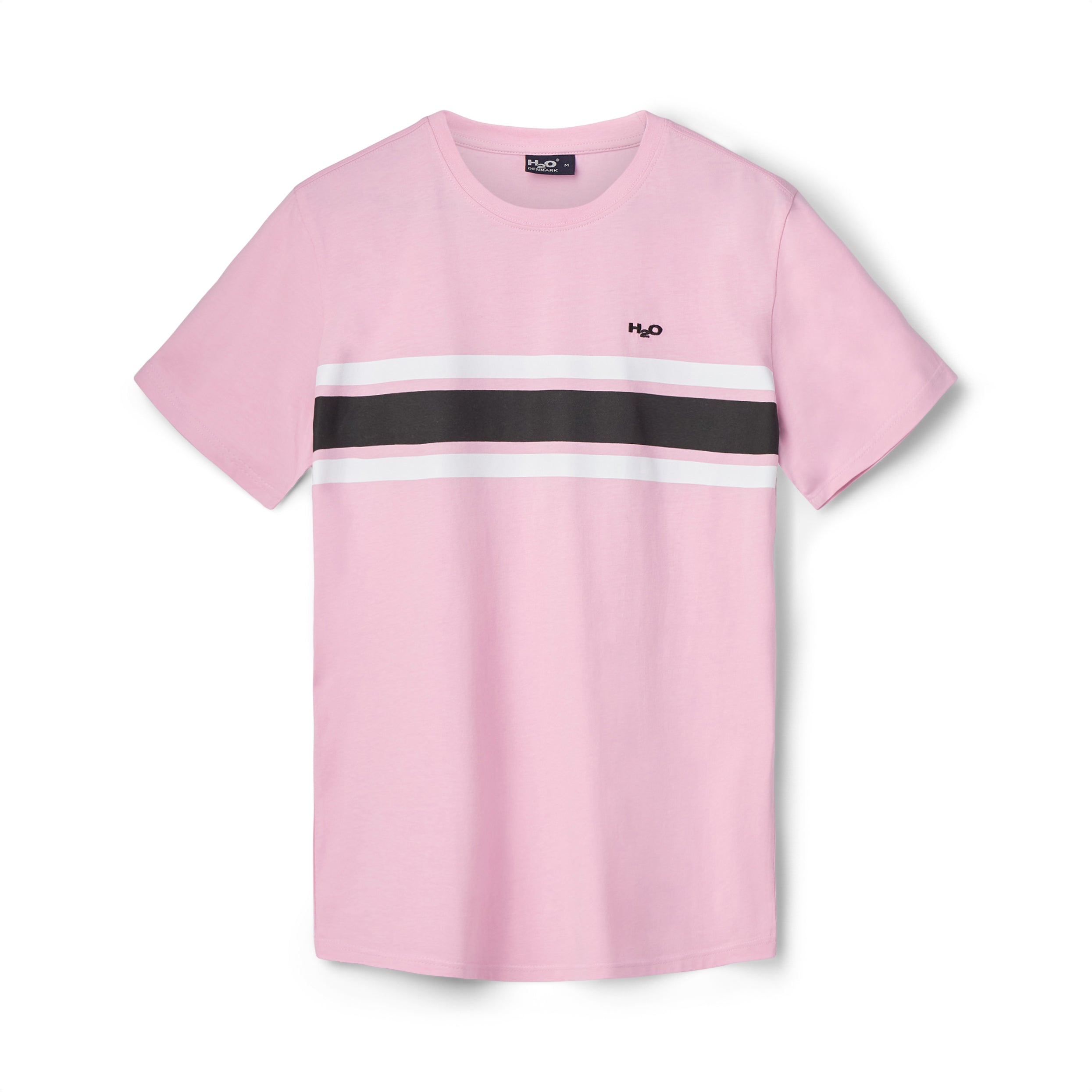 H2O Basic Gilleleje T-shirt T-Shirt 7990 Pink Lavender/White/Black