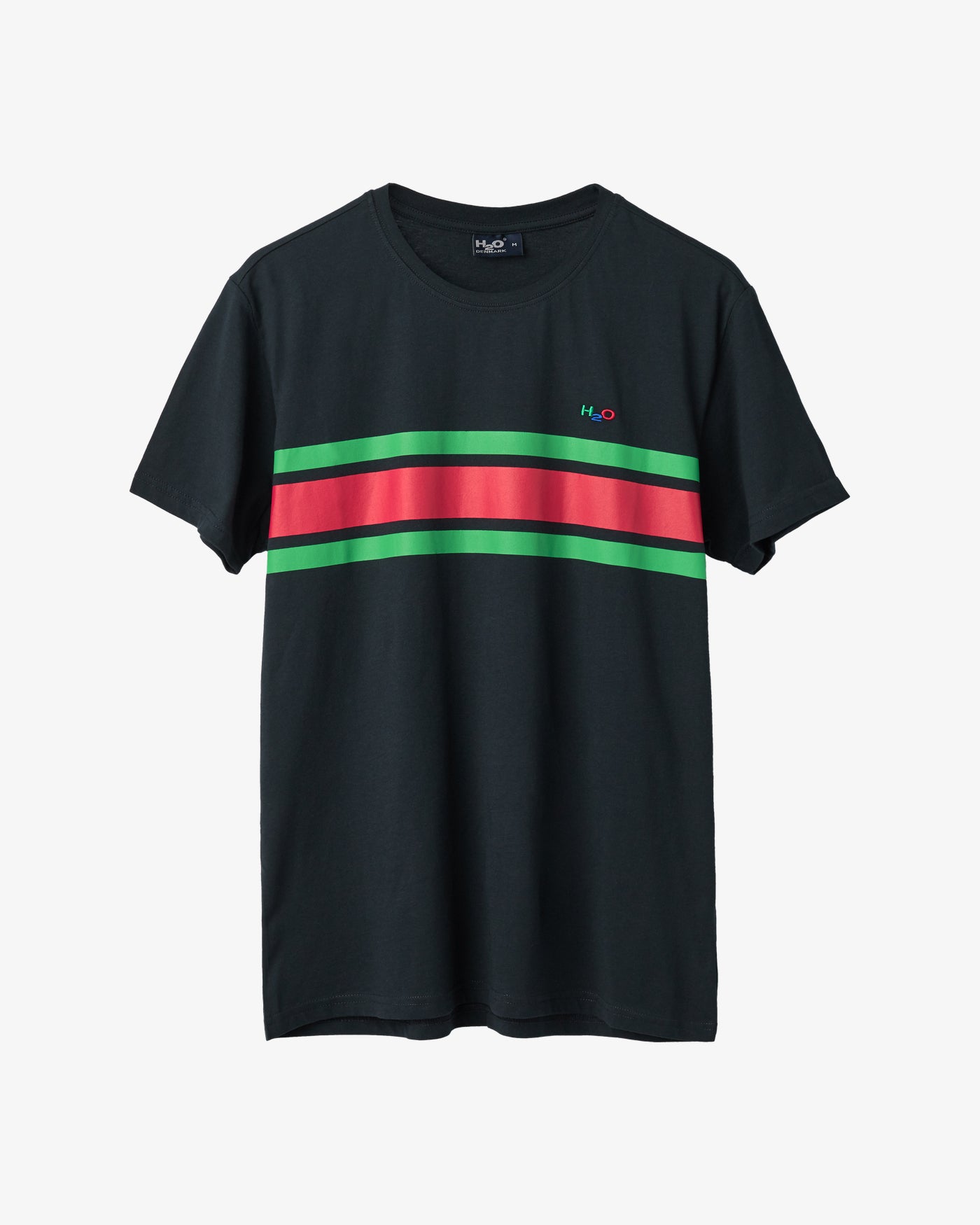 H2O Basic Gilleleje T-shirt T-Shirt 8410 Navy/Green/Red