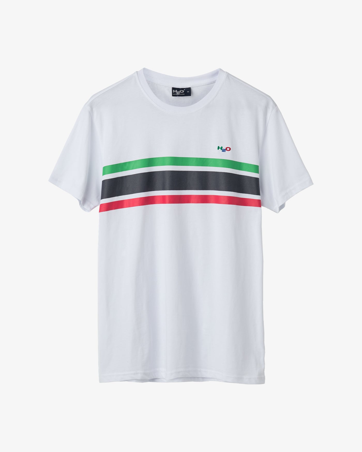 H2O Basic Gilleleje T-shirt T-Shirt 8470 White/Green/Red/Navy