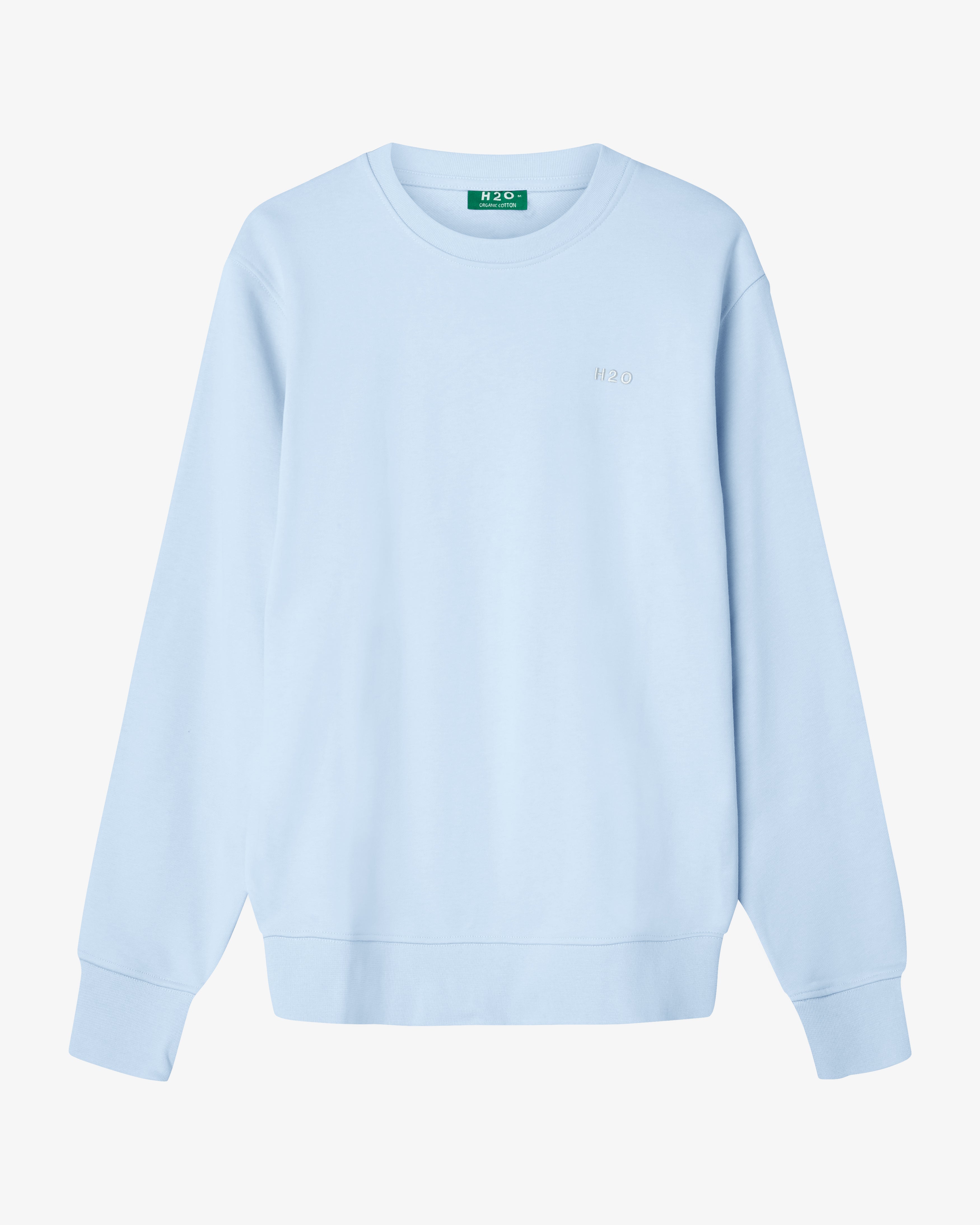 Happy Organic Sweatshirt - Eisblau