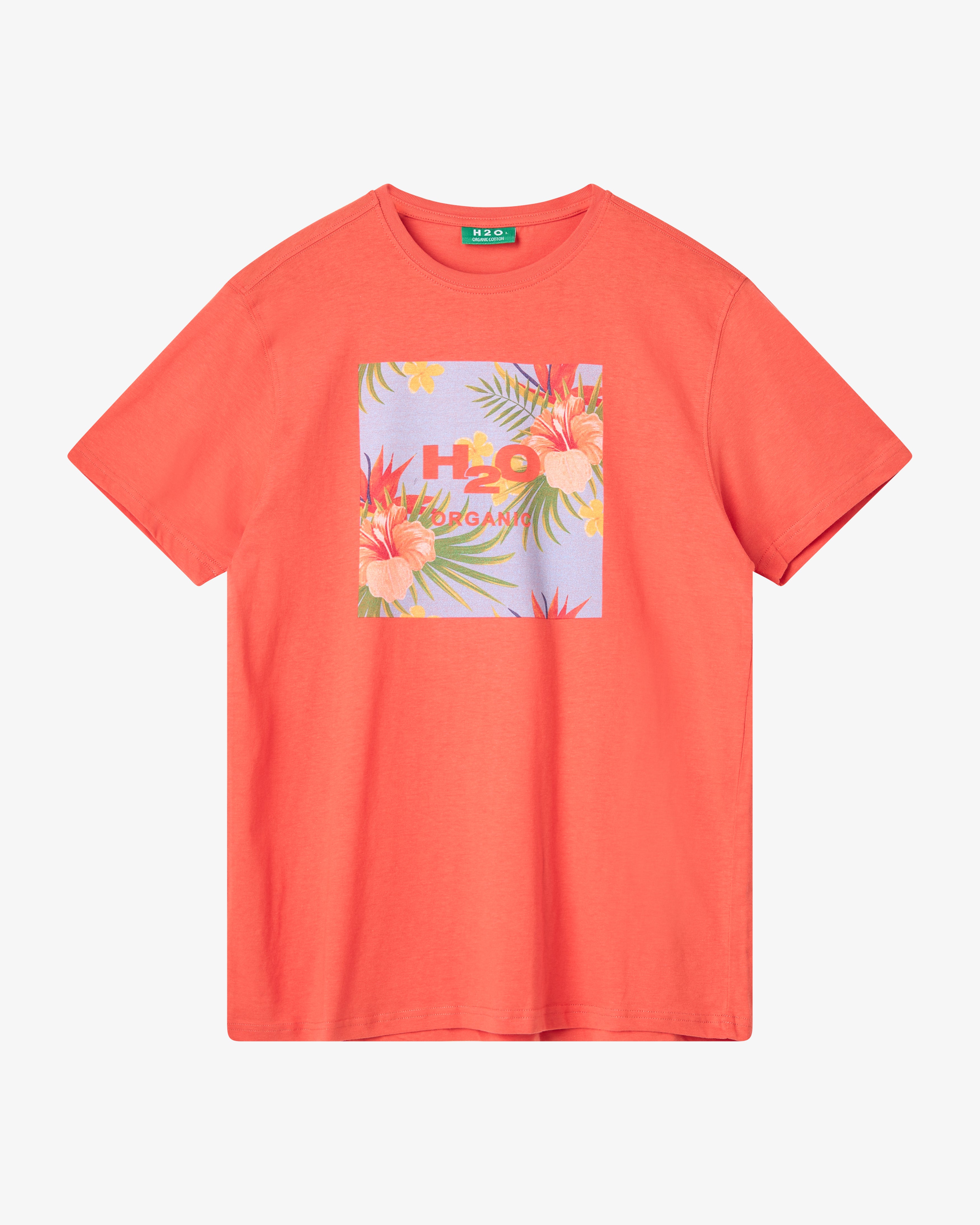 H2O Basic Key West Lyø Tee T-Shirt 2051 Pumpkin